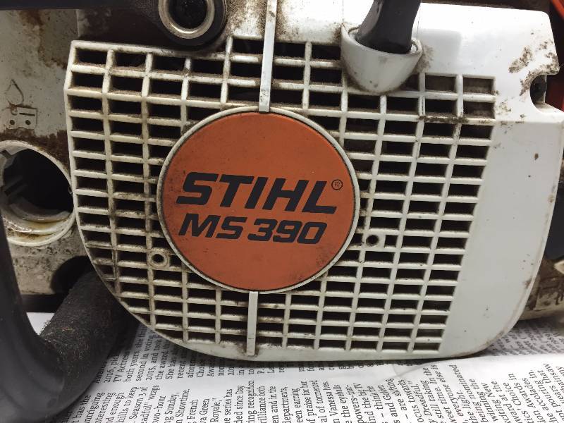 lot 59 image: STIHL CHAIN SAW MS390 FOR PARTS