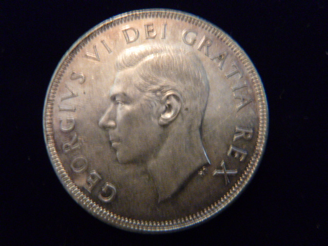 1950 Canadian Silver Dollar