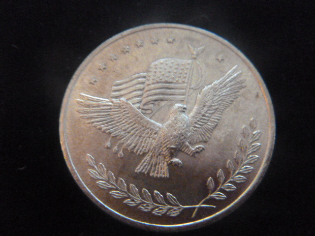 Silver Trade Unit Eagle Design Silver Coin