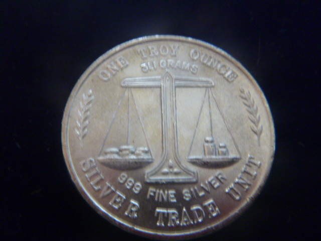 Silver Trade Unit Eagle Design Silver Coin