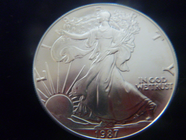 1987 Walking Liberty Silver Dollar