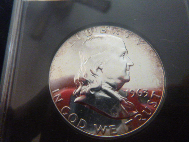1963 Benjamin Franklin Half Dollar