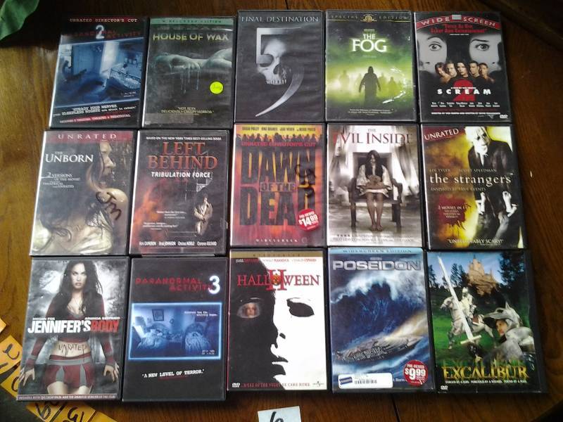 15 DVDs