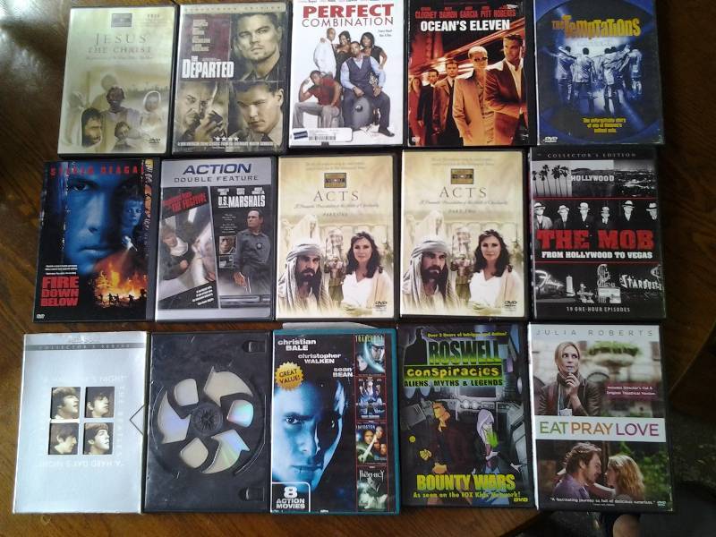 15 DVDs