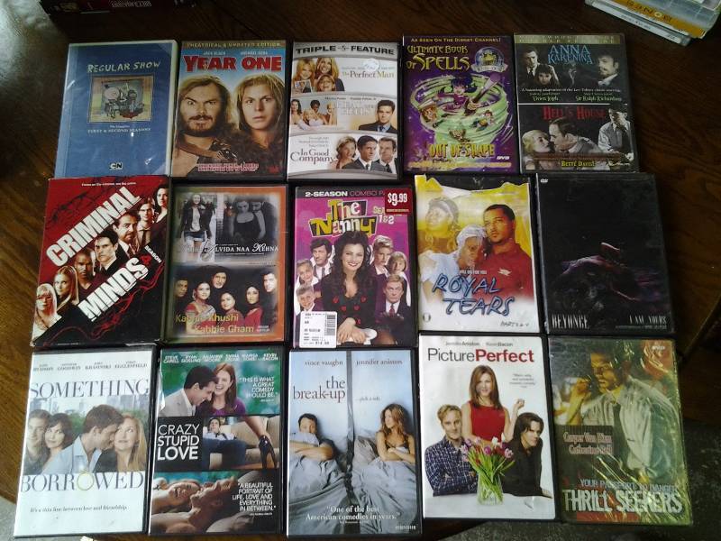 15 DVDs