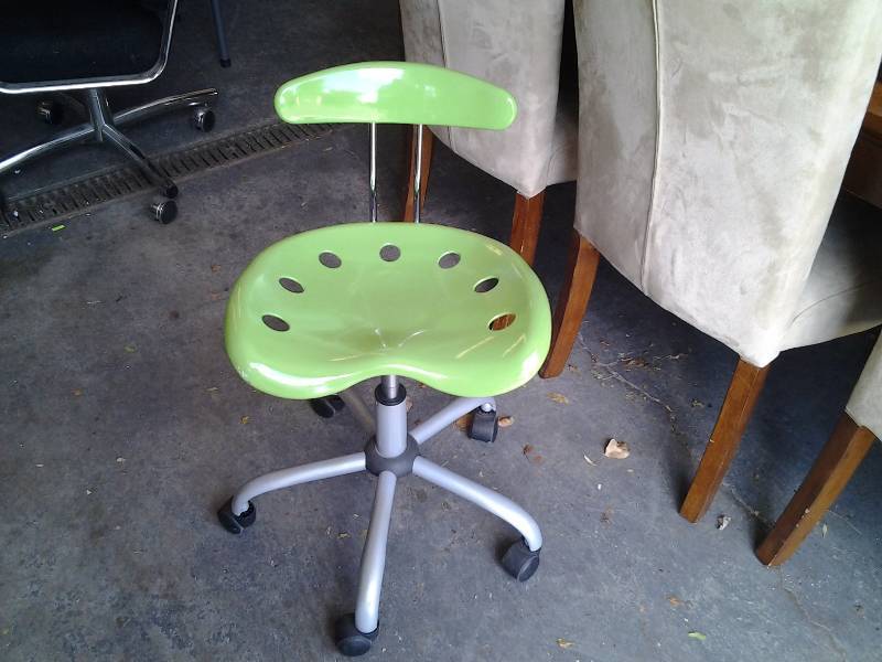 Lime Green Tractor Seat Office Chair