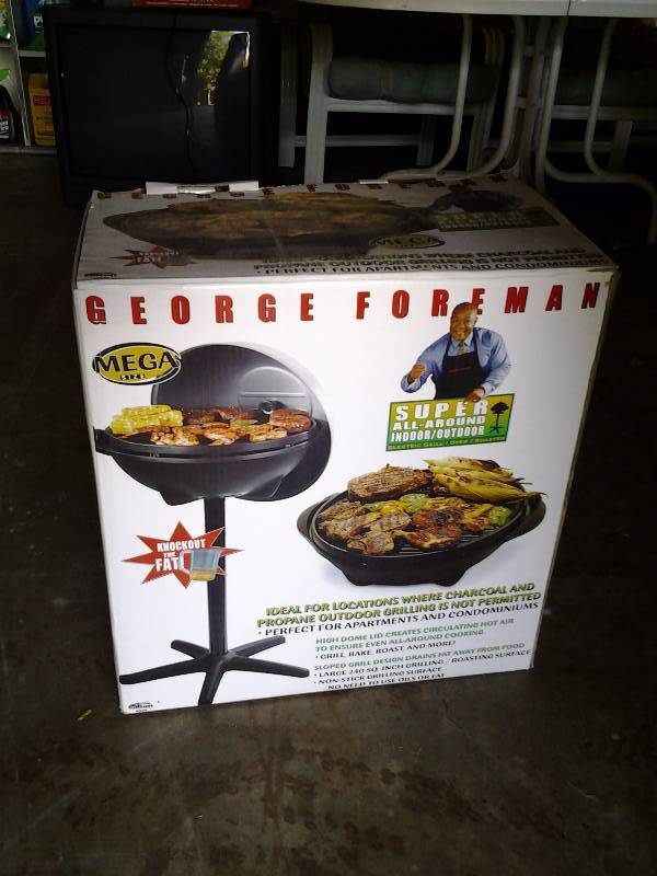 lot 81 image: George Foreman All-Around IndoorOutdoor Electric Grill