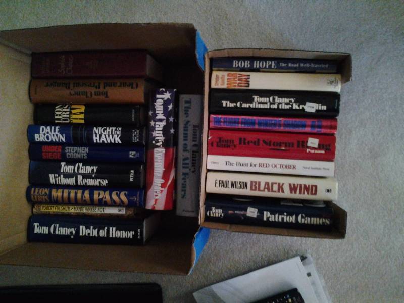 lot 128 image: Lot Of Hard Cover Books
