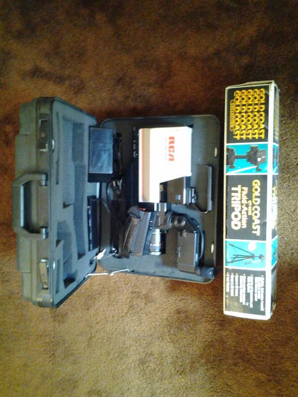 lot 140 image: Old RCA Video Camera With Tri-Pod