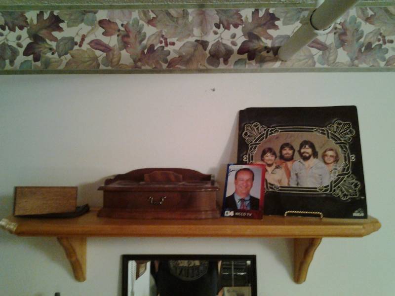 lot 274 image: 3-Wood Wall Shelves (36 Inch) Includes All On Them