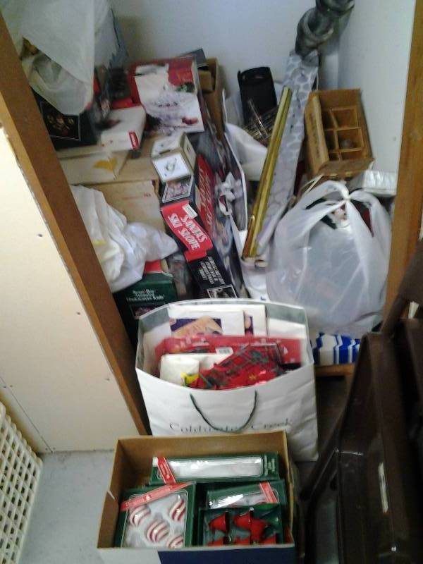 lot 245 image: Closet Full Of Christmas Related