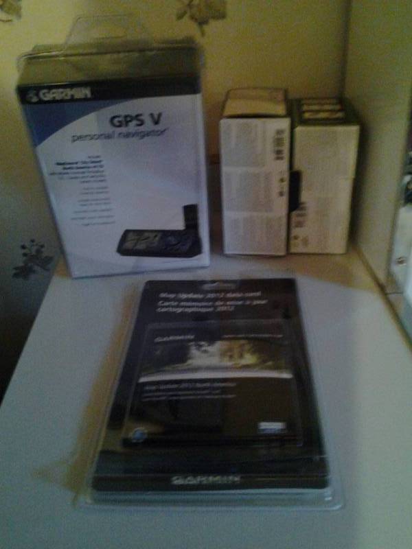 lot 254 image: Garmin GPSV Personal Navigator System (Unopened Package)