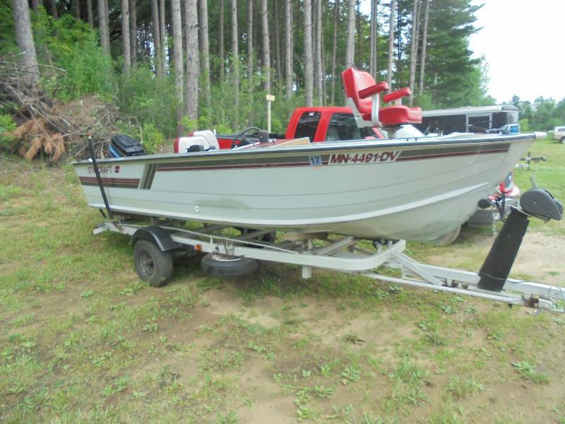 1978 StarCraft 16FT Deep Hull Fishing Boat, Motor, Trailer, Fishing,  Boating, Antiques, & Misc