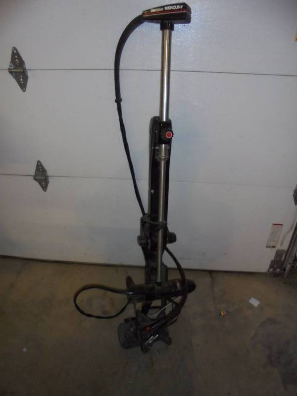 Mercury Thruster bow mount trolling motore, works