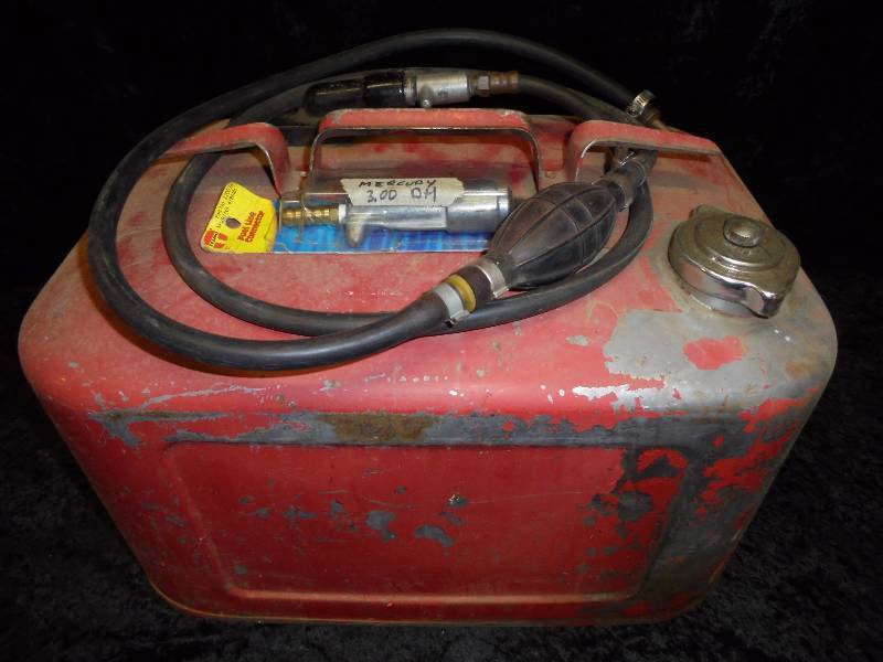 Mercury Boat Tank wHose & New Motor Connection