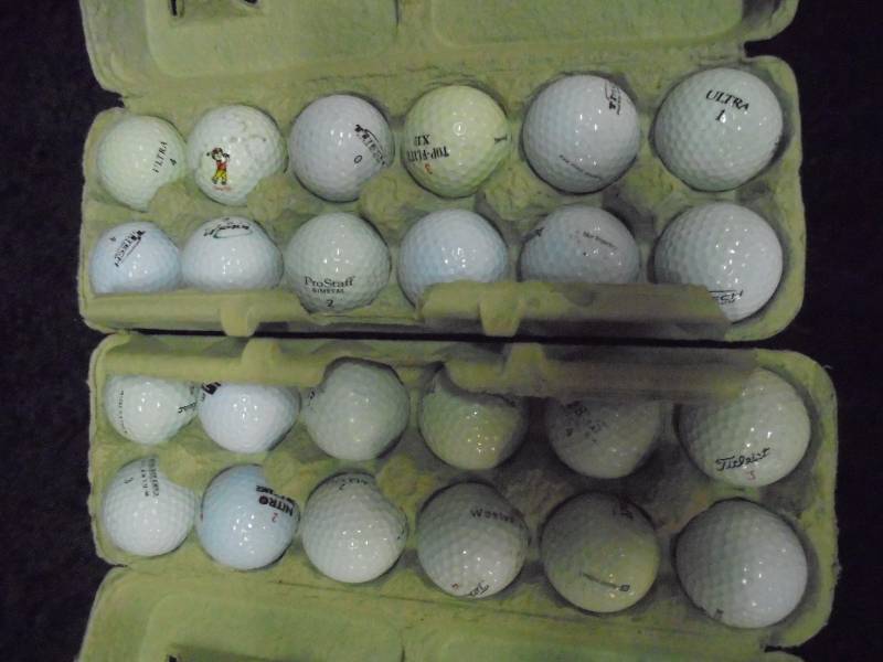 2 Dozen Golf Balls, Slighly Used