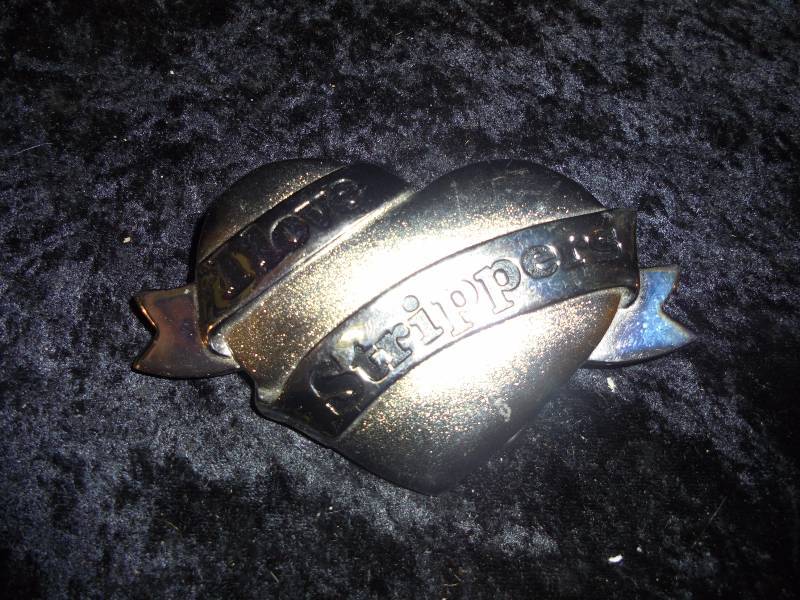 I Love Stripper Belt Buckle