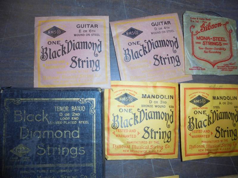 Lot - Misc Musical Intrument Strings & Parts - Banjo, Ukulele, Mandolin, Guitar