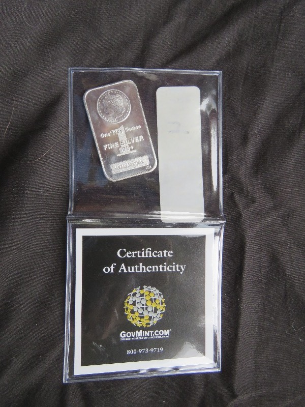 One Troy Oz. Silver