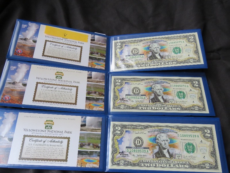 Colorized $2.00 Notes