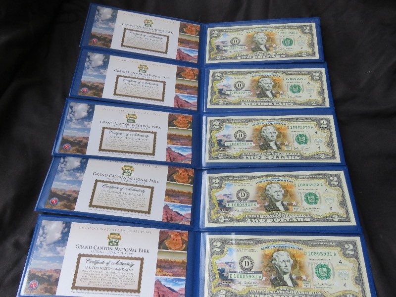 Colorized $2.00 Notes