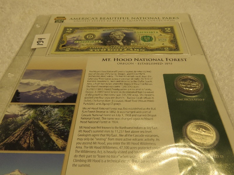 Colorized $2.00 Bill