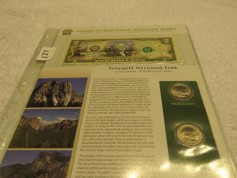 Colorized $2.00 Bill