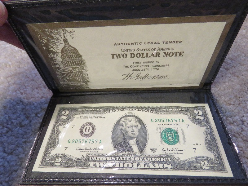 Uncirculated $2.00 Bill