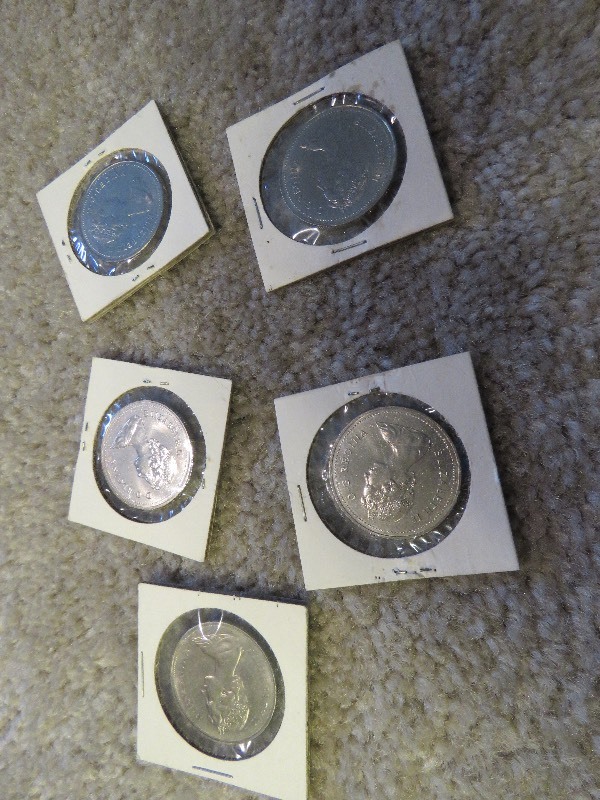 Canadian dollar coins