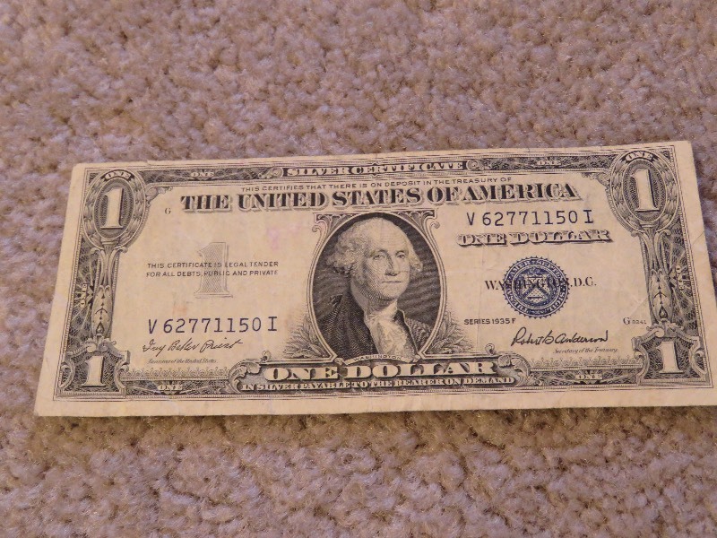 Silver Certifiate Error Note