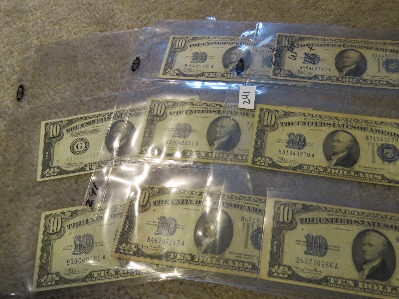 $10.00 Bills