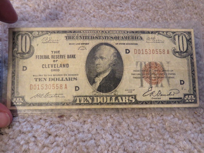$10.00 Bill