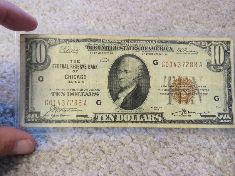 $10.00 Bill
