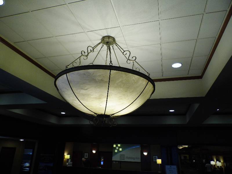 Large Alabaster Light Fixture