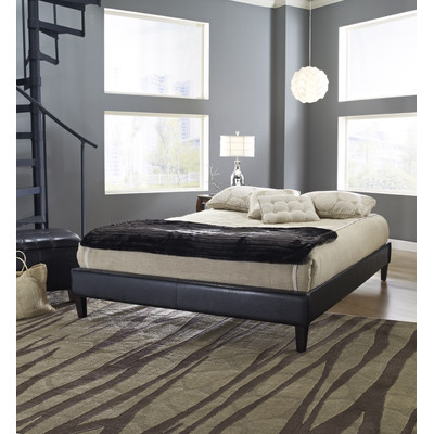 Adams Padded Upholstered Platform Bed