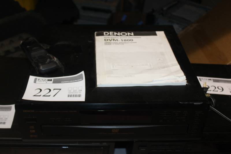 lot 227 image: Denon DVD Video Auto Changer