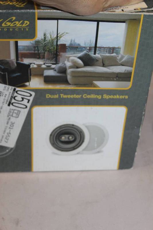 lot 260 image: Phoenix Gold Dual Tweeter Ceiling Speakers