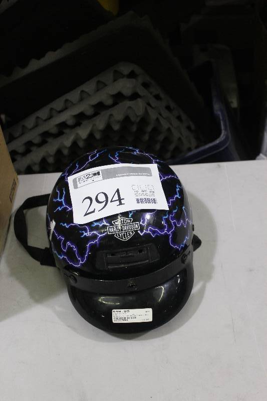 lot 294 image: DJ HD Motorcycle Helmet