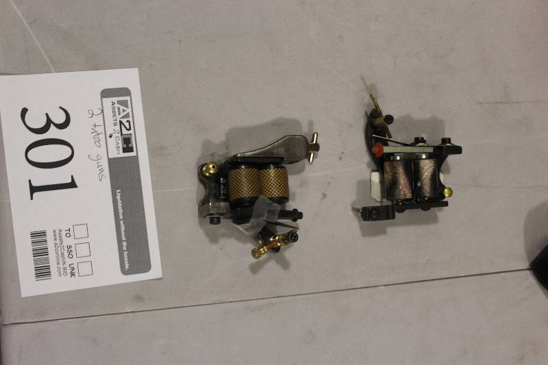 lot 301 image: Lot of (2) Tatoo Guns