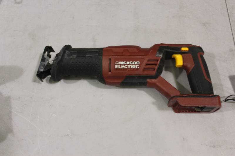 lot 310 image: Chicago Electric 18V Cordless Reciprocating Saw