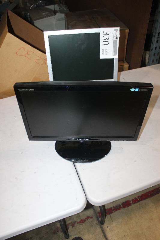 lot 330 image: Lot of (2) Computer Monitors Including 1) 15 eMachines AND 1) 19 Samsung SyncMaster E1920