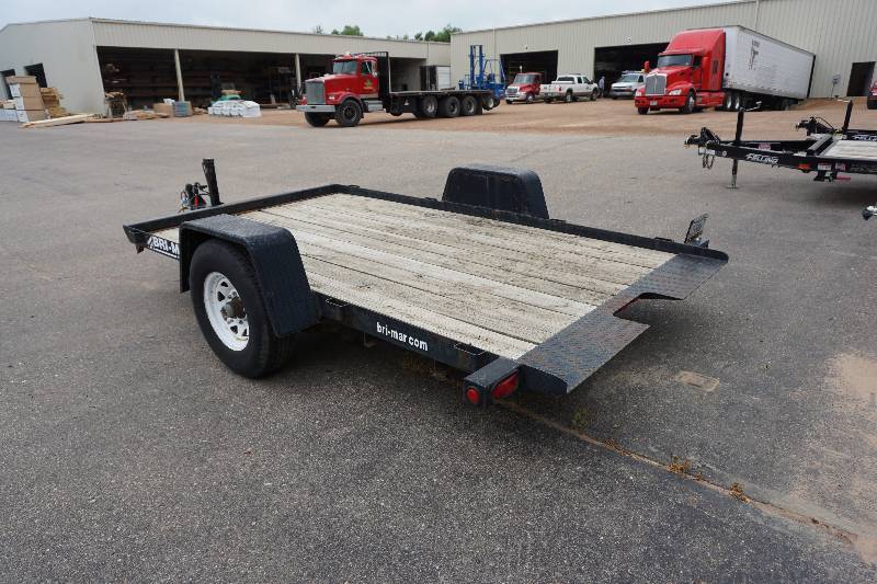 lot 2 image: 2004 Bri-Mar 12 Tilt Bed Equipment Trailer