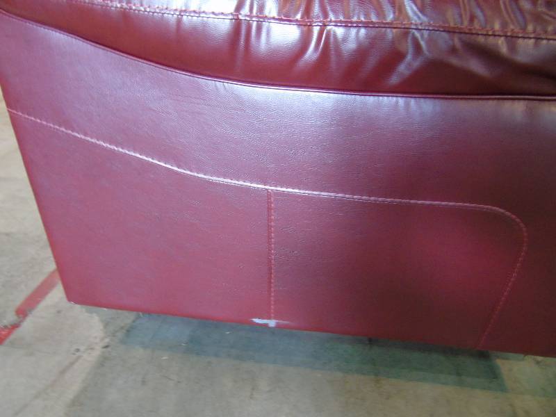 lot 138 image: Ashley Bastrop Sofa - Red Color