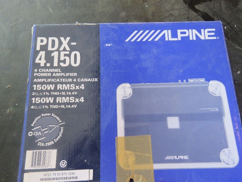 Alpine Amplifier