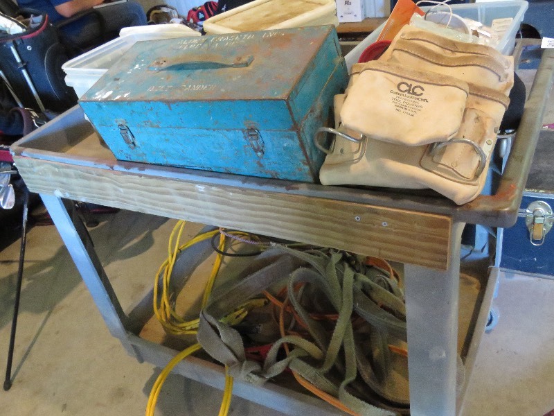 Garage Cart with tools