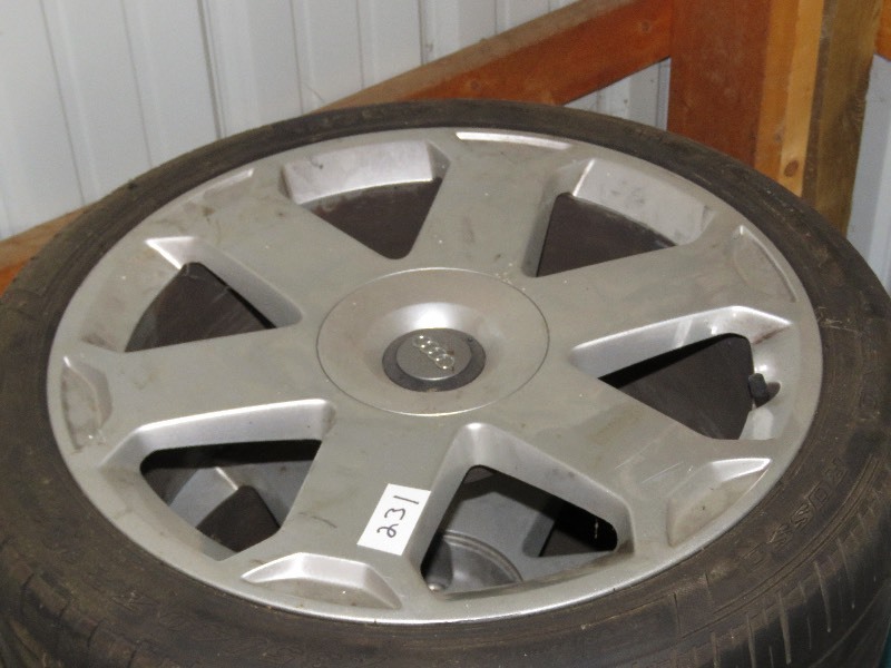 5 tires and rims