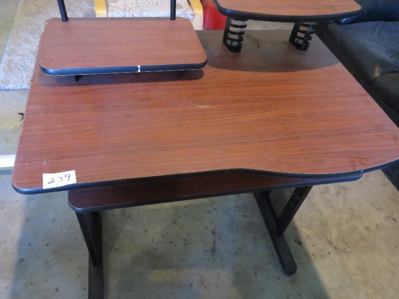 small computer desk and printer stand