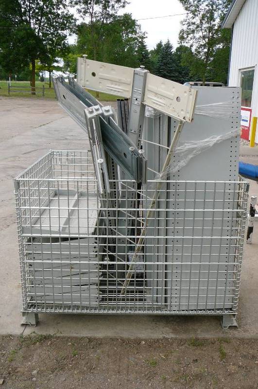 lot 40 image: Lot of Steel Shelving