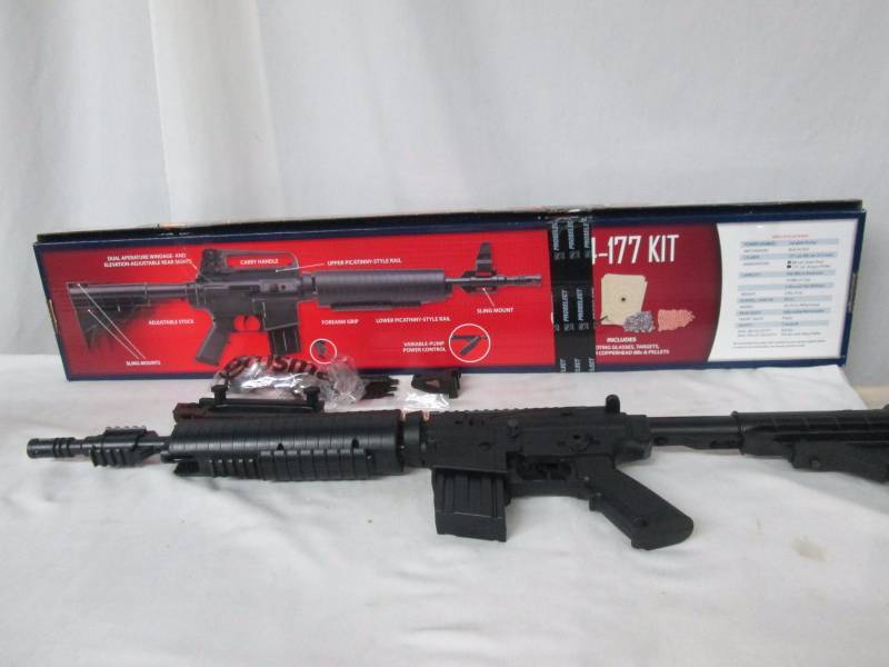 lot 21 image: Crossman M4 .177-Caliber Air Rifle Kit