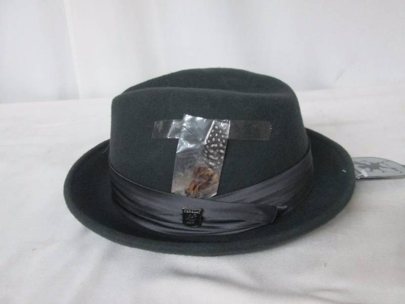 lot 43 image: Stacy Adams Mens Wool Felt Fedora